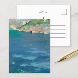 Postal Los pequeños botes blancos   Sir John Lavery