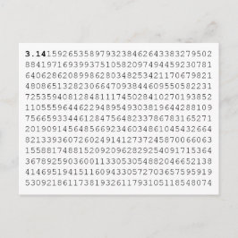 Postal Los pi celebran día de 3,14 pi