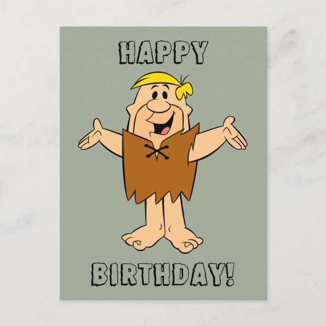 Postal Los Picapiedra | Barney Rubble (Anverso)