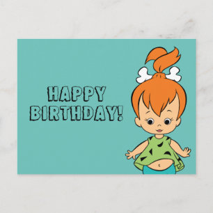 Postal Los Picapiedra   Flintstone Pebbles