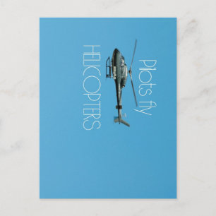 Postal Los pilotos vuelan helicópteros
