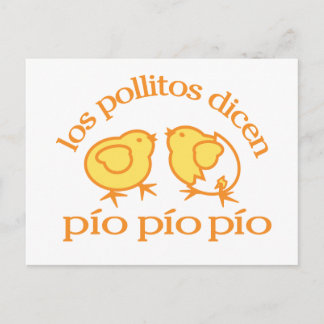 Postal los pollitos dicen.