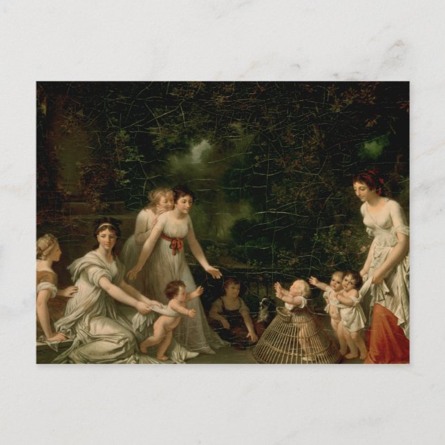 Postal Los primeros pasos (Anverso)