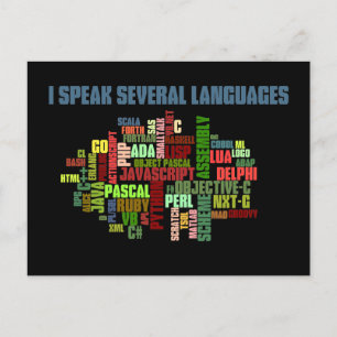 Postal Los Programadores Tienen Múltiples Habilidades De 