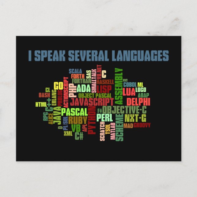 Postal Los Programadores Tienen Múltiples Habilidades De  (Anverso)