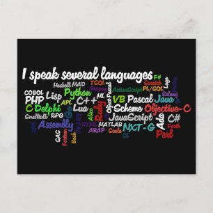 Postal Los Programadores Tienen Múltiples Habilidades De 