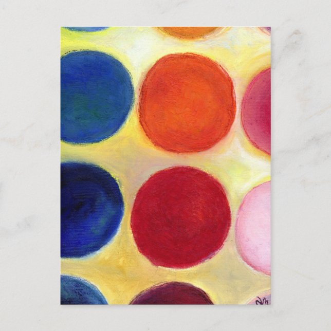 Postal Los puntos felices 5 de 2014 (Anverso)