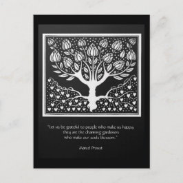 Postal Los que hacen florecer el alma