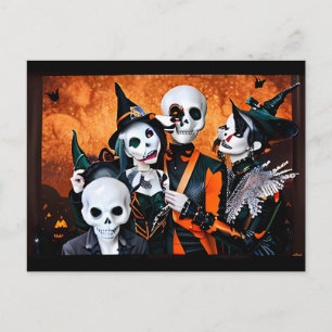 Postal Los que se resisten a Halloween