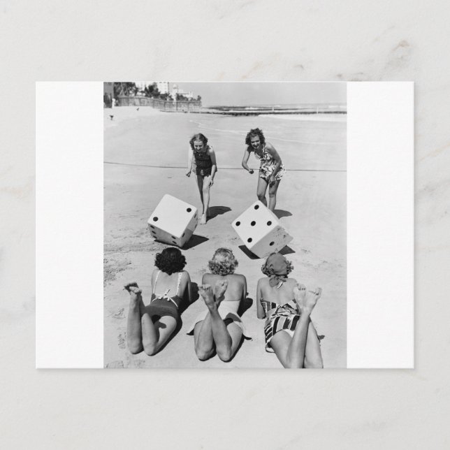 Postal Los raps en la arena, los años 40 (Anverso)