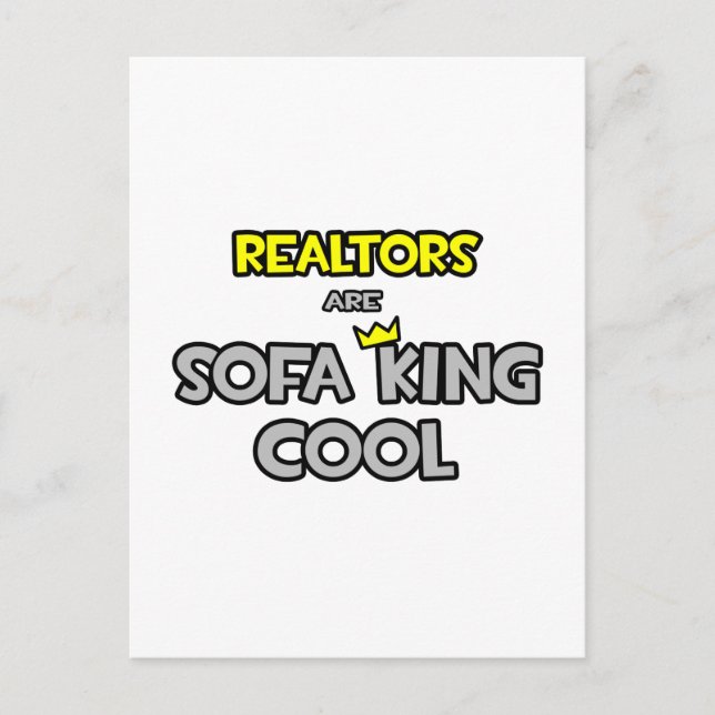 Postal Los Realtors Son Sofa King Guay (Anverso)