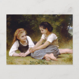 Postal Los recolectores de la nuez de William-Adolphe