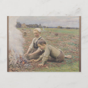Postal Los Recolectores De La Papa, 1898
