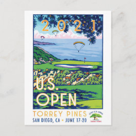 Postal Los regalos del Abierto de Golf de EE. UU. 2021 TO