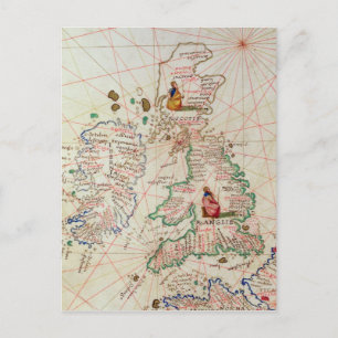 Postal Los reinos de Inglaterra y Escocia