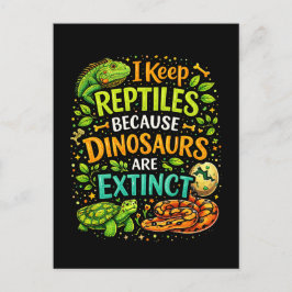 Postal Los reptiles mandan