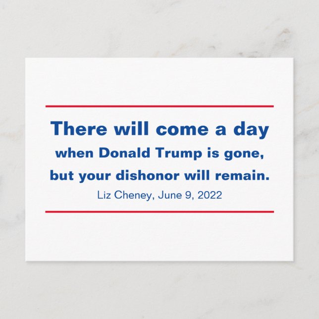 Postal Los republicanos tu deshonor seguirán citando a Ch (Anverso)