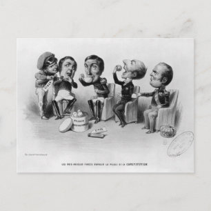 Postal Los reyes absolutos se vieron obligados a tragar l