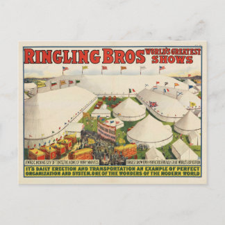 Postal Los Ringling Bros. Circo