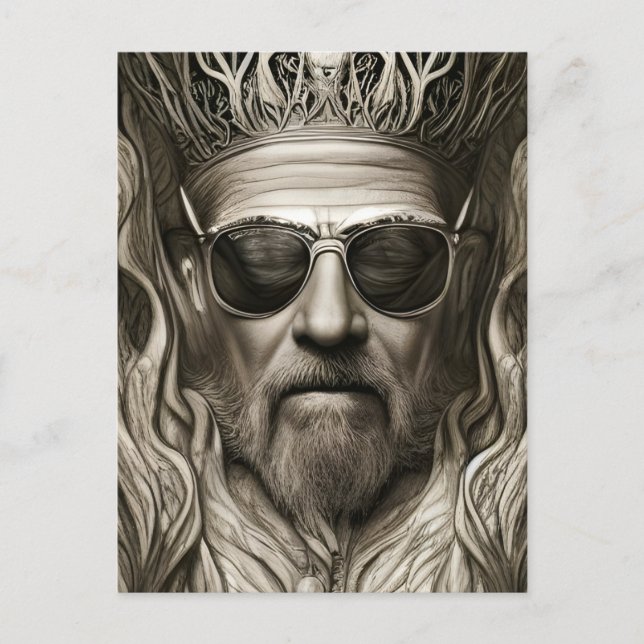 Postal Los Rockeros Od Nunca Mueren Fantasías Surrealista (Anverso)