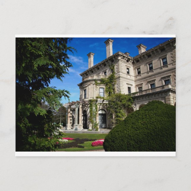 Postal Los rompedores: La casa de verano de Vanderbilt (Anverso)