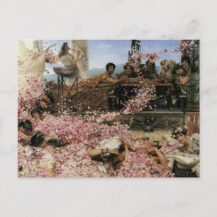 Postal Los Rosas de Heliogabalus, 1888