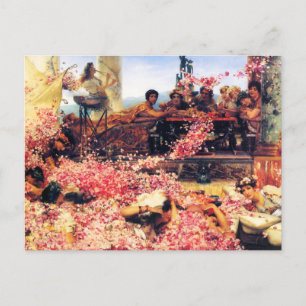 Postal Los Rosas de Heliogabalus Postcard