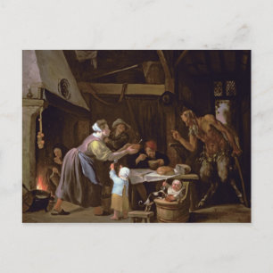 Postal Los satélites y la familia