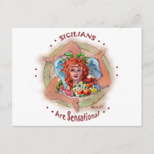 Postal Los sicilianos son sensacionalistas