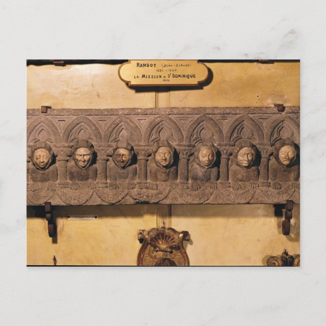 Postal Los siete pecados mortales (Anverso)