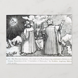 Postal Los sistemas planetarios