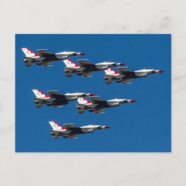 Postal Los Thunderbirds (Anverso)