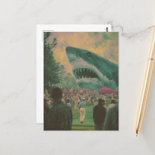 Postal Los tiburones hacen que el golf sea emocionante