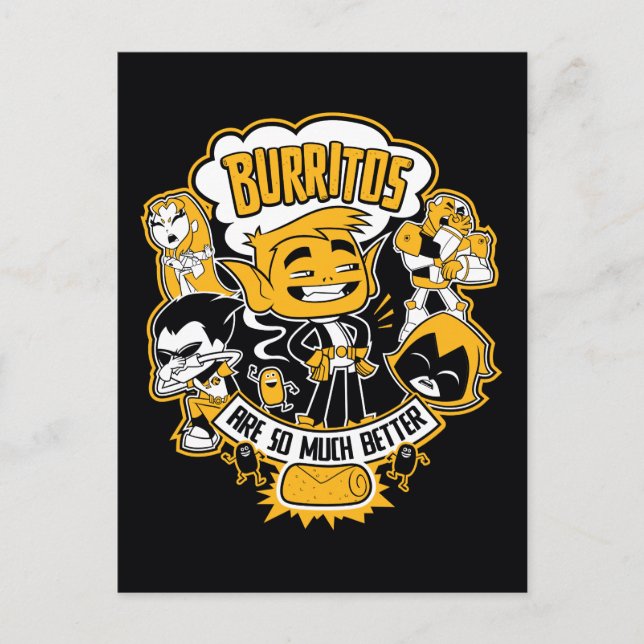 Postal ¡Los titanes adolescentes se van! | Bebe Boy "Los  (Anverso)