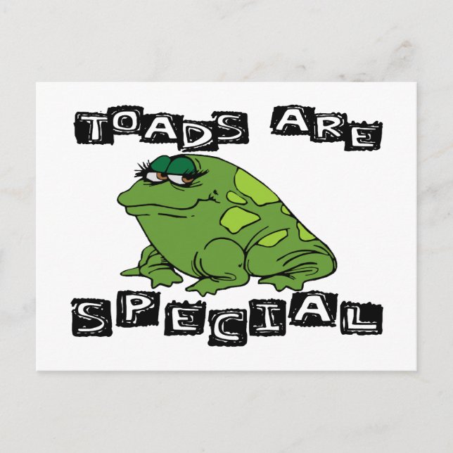 Postal Los Toads son especiales (Anverso)