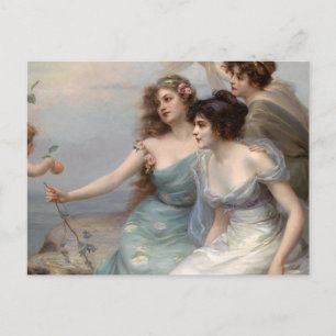 Postal Los Tres Grados De Edouard Bisson
