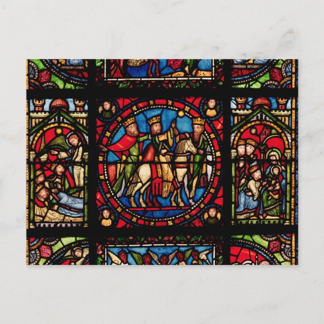 Postal Los Tres Magi (Anverso)