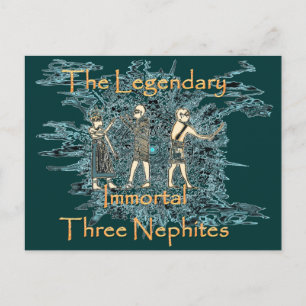 Postal Los tres Nephites