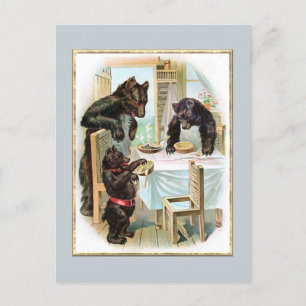 Postal Los tres osos