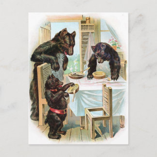 Postal Los tres osos