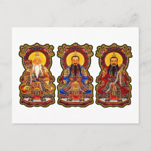 Postal Los tres puros