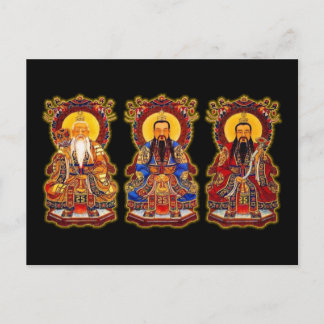 Postal Los tres puros