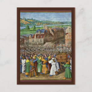 Postal Los Trumpets De Jericho Por Fouquet Jean (Mejor Qu