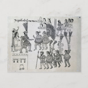 Postal Los últimos rendidores del emperador cuauhtemoc az