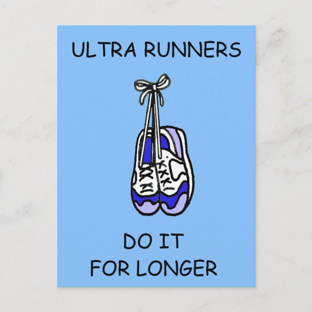 Postal Los Ultra Runners Lo Hacen Por Más Tiempo (Anverso)