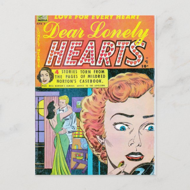 Postal Los vi en el espejo (Anverso)