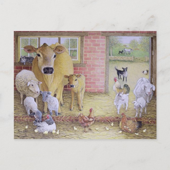 Postal Los viejos tiempos (Anverso)