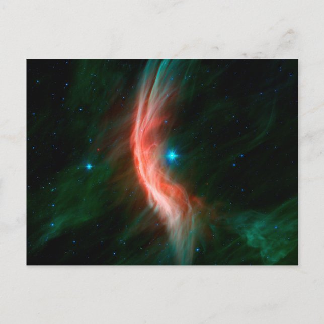 Postal Los Vientos Estelares Salen De Zeta Ophiuchi. (Anverso)
