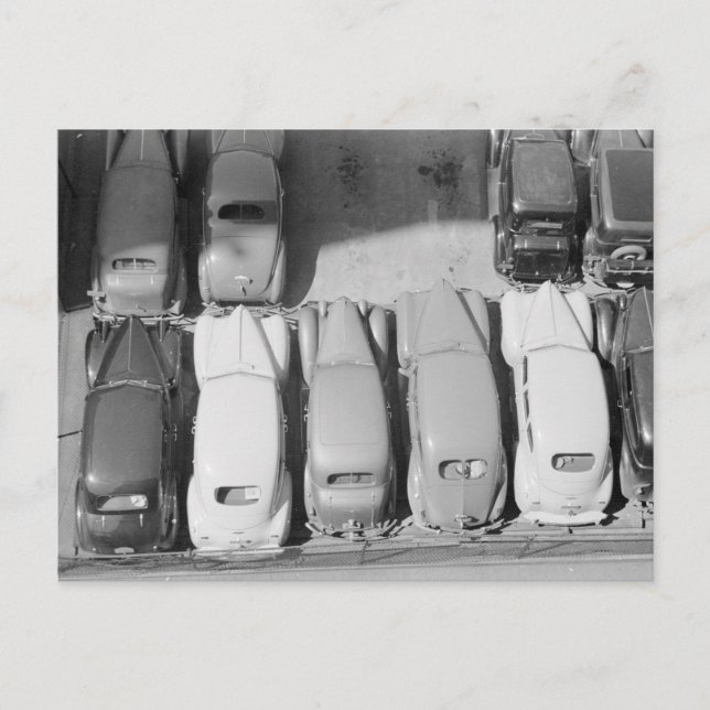 Postal Lote de estacionamiento, 1940 (Anverso)