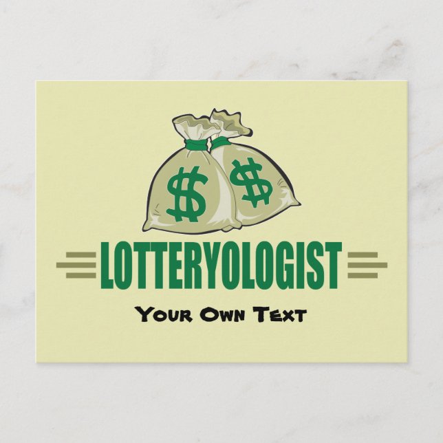 Postal Loteterólogo ganador de la lotería (Anverso)